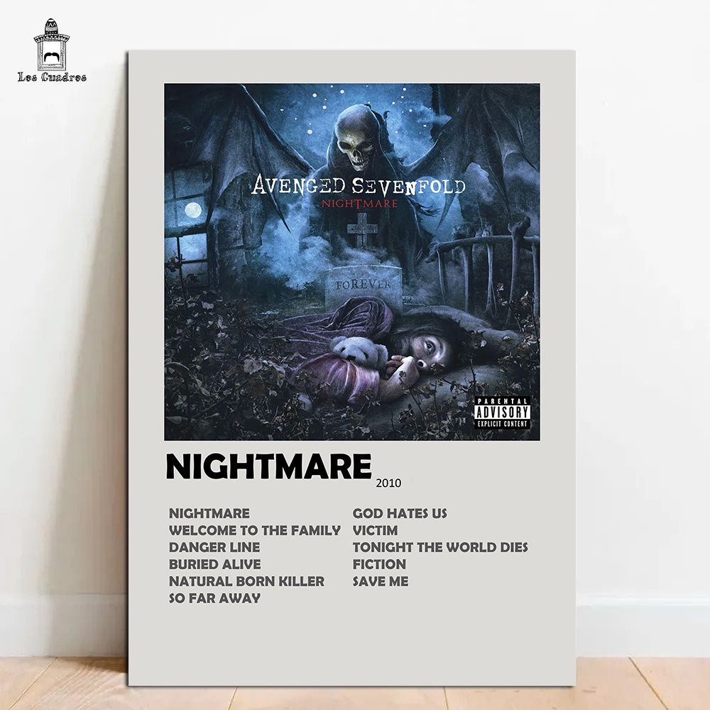 Quadro Placa Decorativa Avenged Sevenfold Life is But a Dream em MDF ...