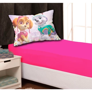 Jogo De Lençol estampa infantil menino e menina Solteiro 2 Peças cor 001 PINK