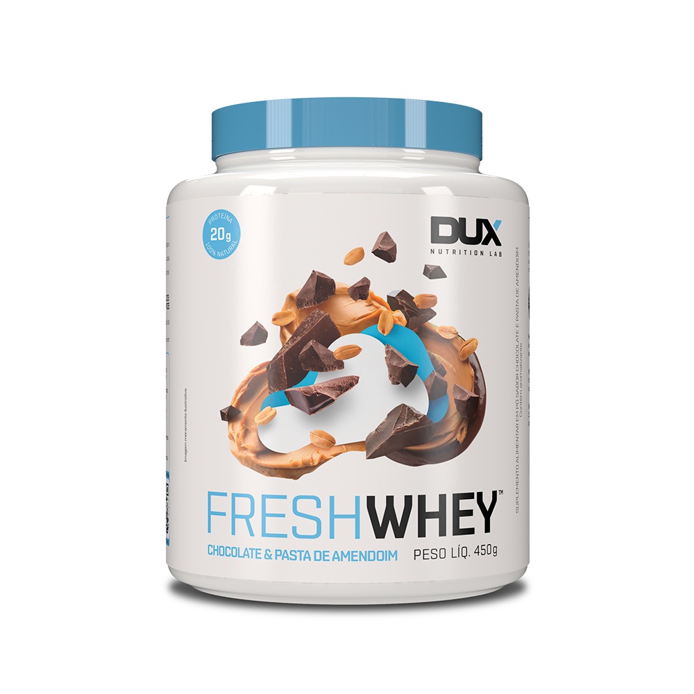 Fresh Whey Pote 450g – Dux Nutrition – FreshWhey Protein Concentrado, Isolado e Hidrolisado