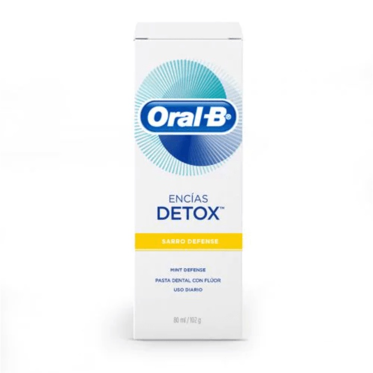 ORAL B CREME DENTAL DETOX TARTAR DEFENSE 102G Shopee Brasil
