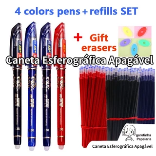 M&P 25pcs/set Caneta apagável Gel Apagável Tinta À Prova D'água/caneta apagavel kit/ caneta apagavel/caneta apagavel refil/caneta apagavel kit pilot/caneta apagavel refil/caneta apagavel kit barato/caneta apagavel pilot frixion/caneta de estudante