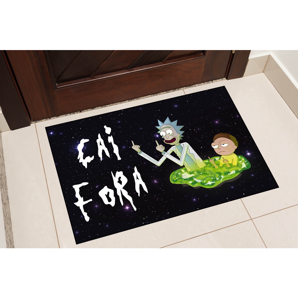 Tapete de porta Rick And Morty 40x60