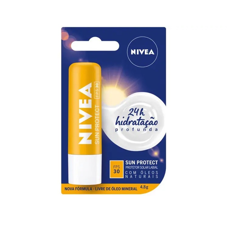 Protetor Solar Labial Nivea Sun Protect FPS30 4,8g