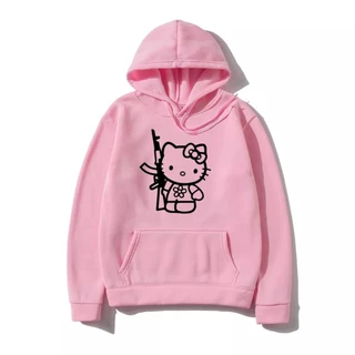Moletom Canguru Hello kitty Adulto Unissex