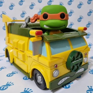 Turtle Van Com Michelangelo 05 Funko Pop Original Tartarugas Ninja Rides Tmnt (loose) Teenage Mutant Ninja Turtles
