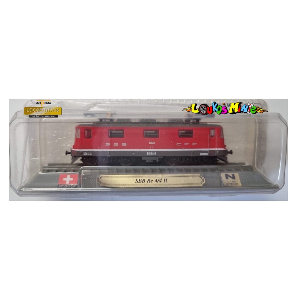 Locomotivas Do Mundo SBB Re 44 11 Switzerland Lacrado | Shopee Brasil