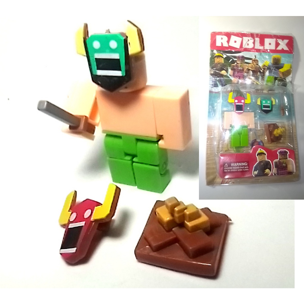 2 Bonecos Roblox Carpinteiro Construtor Feiticeiro Xamã Toys