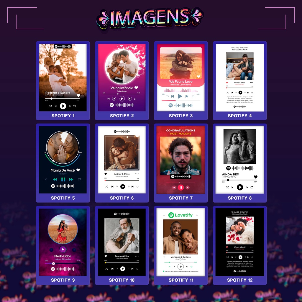 Placa Spotify Personalizável Qualidade Premium + Envio Rápido | Shopee ...
