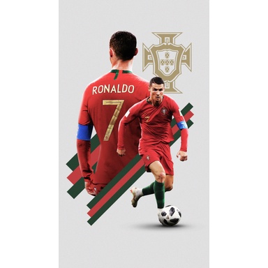 Real Madrid F.C.CR7 IS A LEGEND 5 Panel Canvas Wall Art Prints