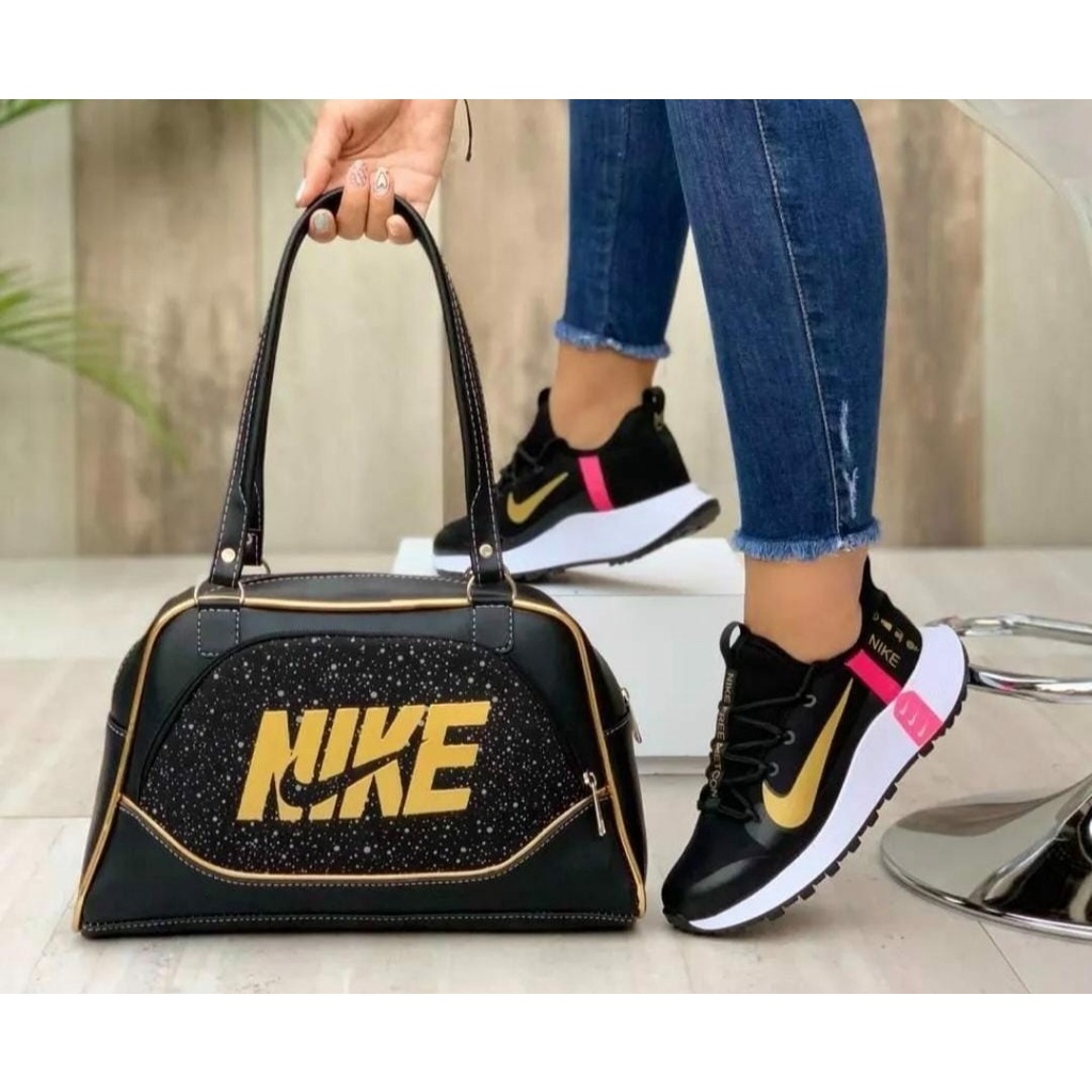 Nike matching shoes and cheap purse set