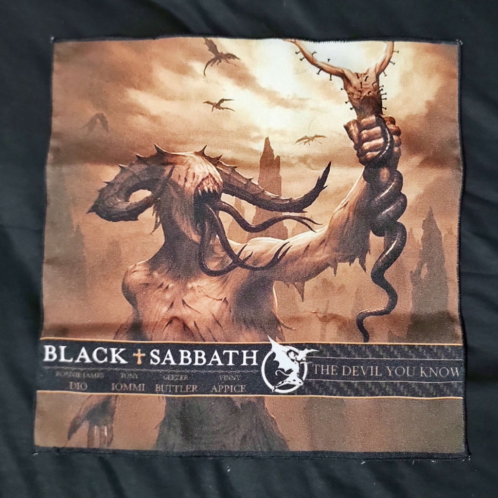 Patch Grande Black Sabbath (31 x 31 cm) - Heavy Metal, Doom | Shopee Brasil