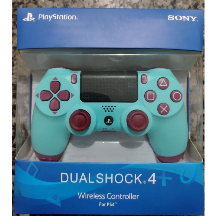 Controle Sem Fio Original Sony Dualshock 4 - Berry Blue