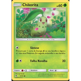 Cartas Pokemon Planta (Escolha Livre) - C