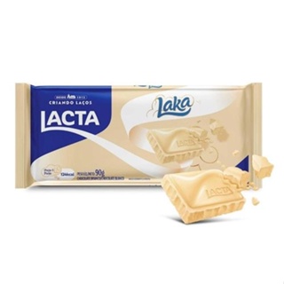 Barra de chocolate branco com oreo com 80g - Laka