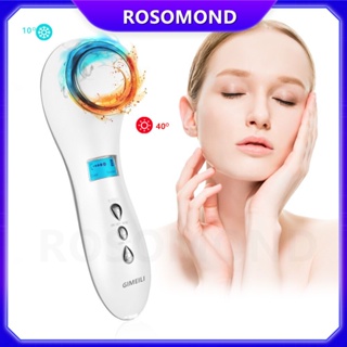 Massageador Facial Eletrico Quente E Frio Para Limpeza Lifting Rejuvenescimento