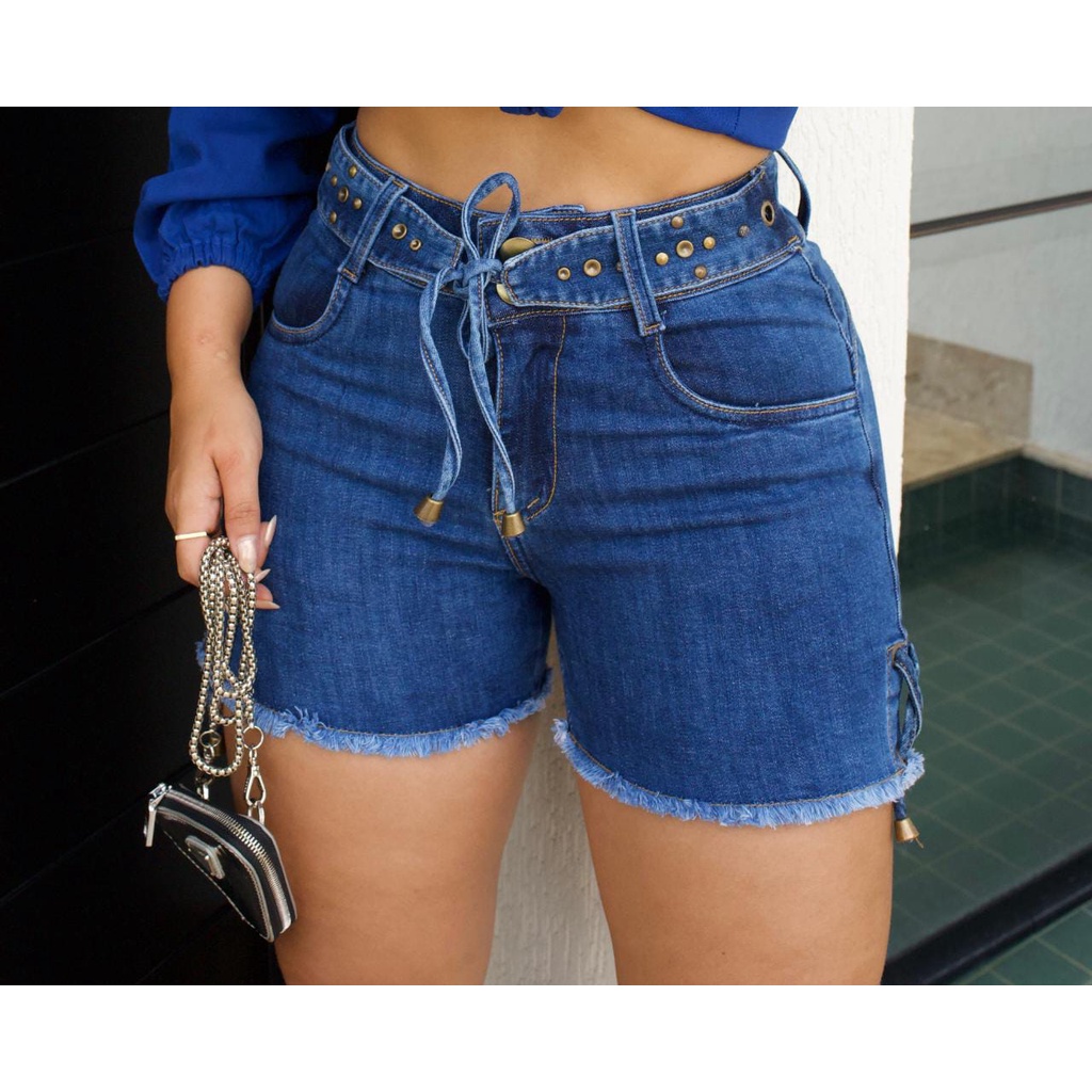 Short com meia calça hot sale 2019