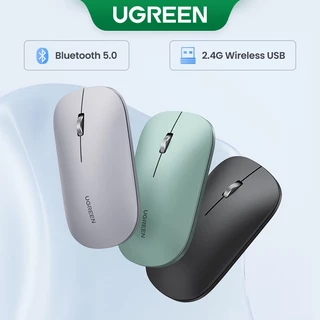Rato Sem Fio UGREEN 2.4G 5.0 Bluetooth4000 DPI Mouse Para MacBook Pro M1 M2 iPad Tablet Computador Portátil PC