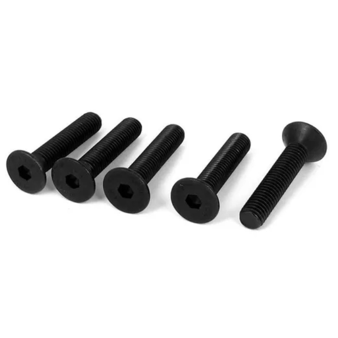 Parafuso Chato Allen M3 X 20mm Oxidado Preto