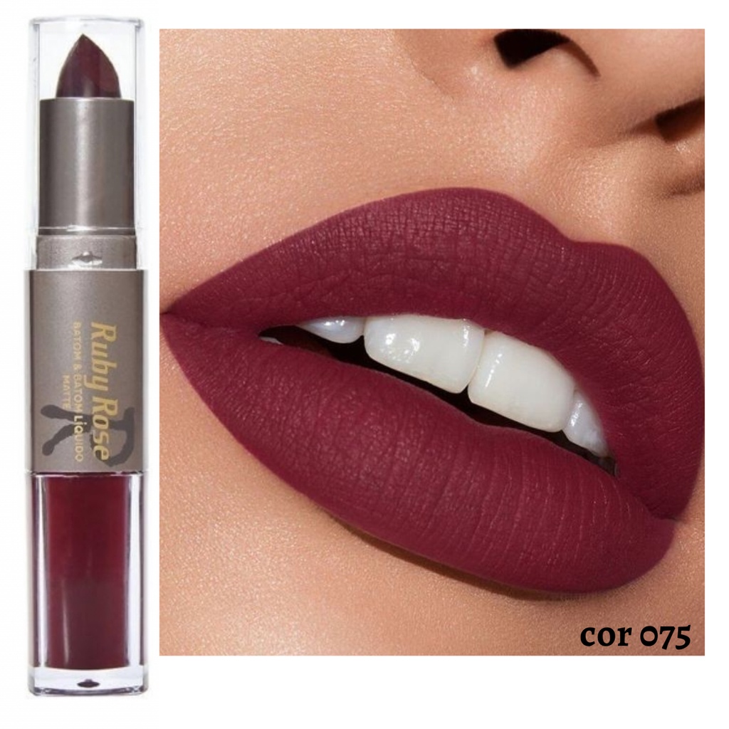 Batom 2 em 1 Batons Ruby Rose: Onde Comprar | BuscaProdutos