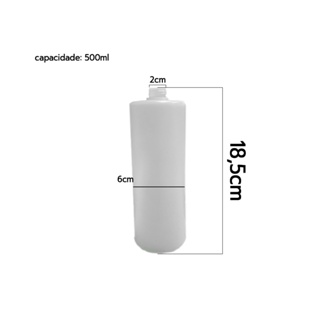 Recipiente Dosador/Dispenser Detergente Sabão Embutir 500 ML- Demima (Apenas Recipiente)
