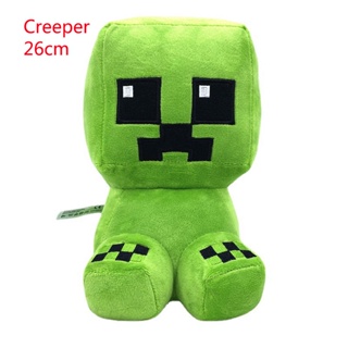 Lindo Boneco Pelúcia Minecraft Pelucia My World Grande Wolf Warden Steve  Creeper Boneca De Pano Brinquedo de Criança