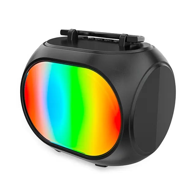 Caixa de Som 8W Rms Real Bluetooth TWS Amplificada Mp3 Led Rgb Usb SD Pen drive Rádio FM