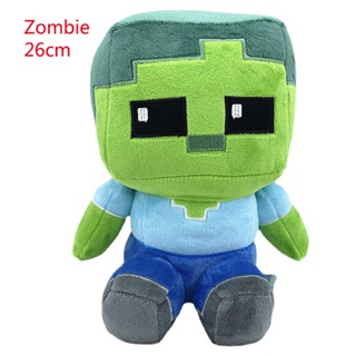 Lindo Boneco Pelúcia Minecraft Pelucia My World Grande Wolf Warden Steve  Creeper Boneca De Pano Brinquedo de Criança