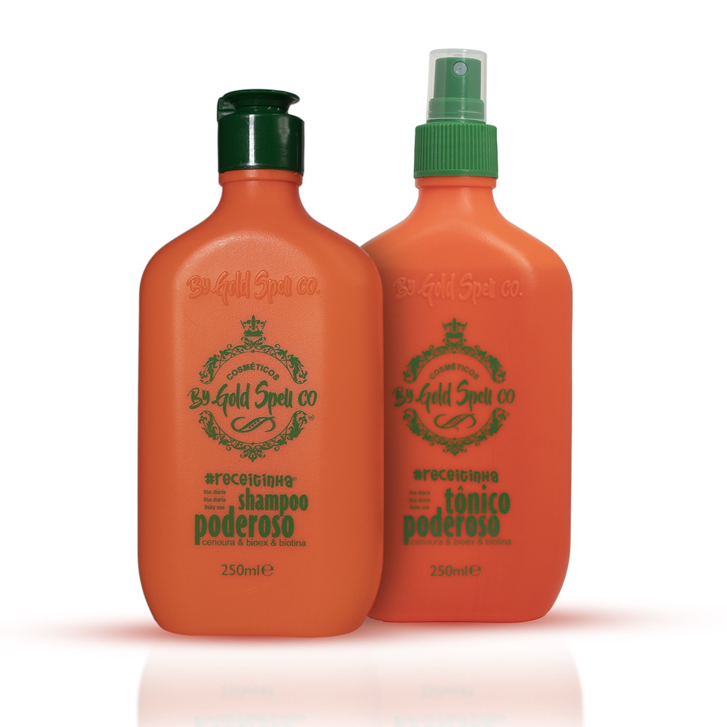 TÔNICO + SHAMPOO PODEROSO | Shopee Brasil