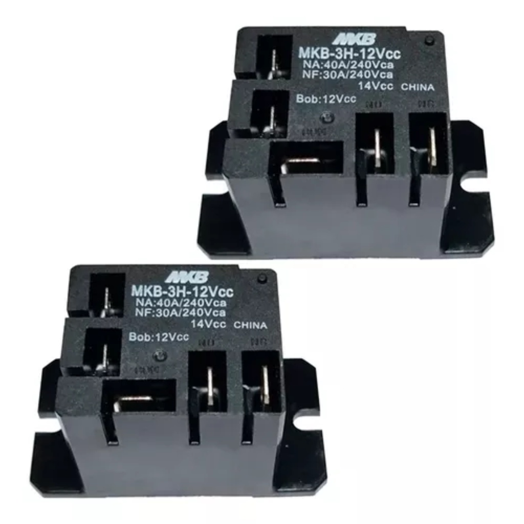 2x Rele De Potência 12v Para Maquina Tipo Rimaq 40a Na | Shopee Brasil
