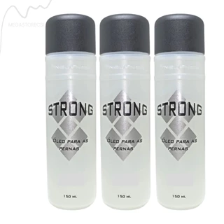 Óleo Para Pernas STRONG (kit Com 3 Unidades) Ideal para Dores e Cansaço nas Pernas, Previne Estrias, Ativa a Circulação, Massagens Relaxantes Promoção
