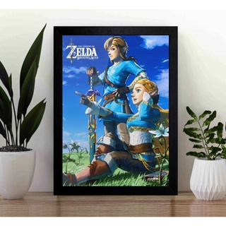 Quadro decorativo Legends Never Die Link Zelda Arte para sala