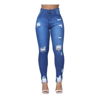 Calça jeans hot pants cintura alta cos alto 4 botões oferta - R$ 79.99, cor  Preto (com lycra) #81347, compre agora, Shafa