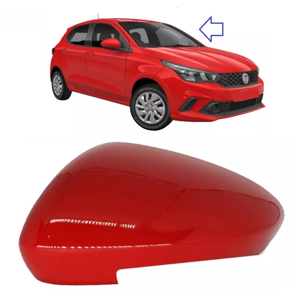 Capa Retrovisor FIAT Argo Cronos 2017 2018 2019 2020 2021 Nova Strada ...