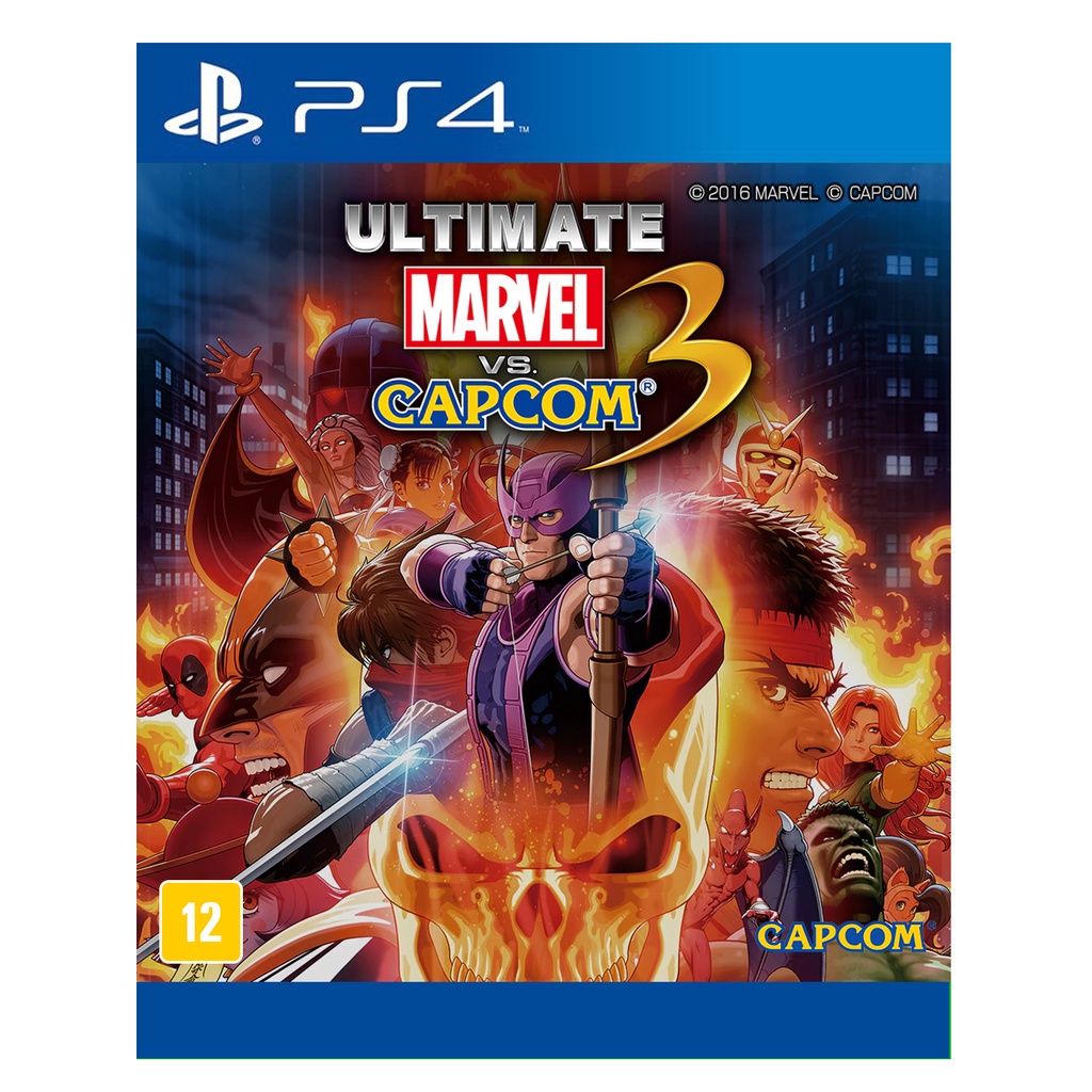 Jogo Novo Midia Fisica Ultimate Marvel vs Capcom 3 para Ps3