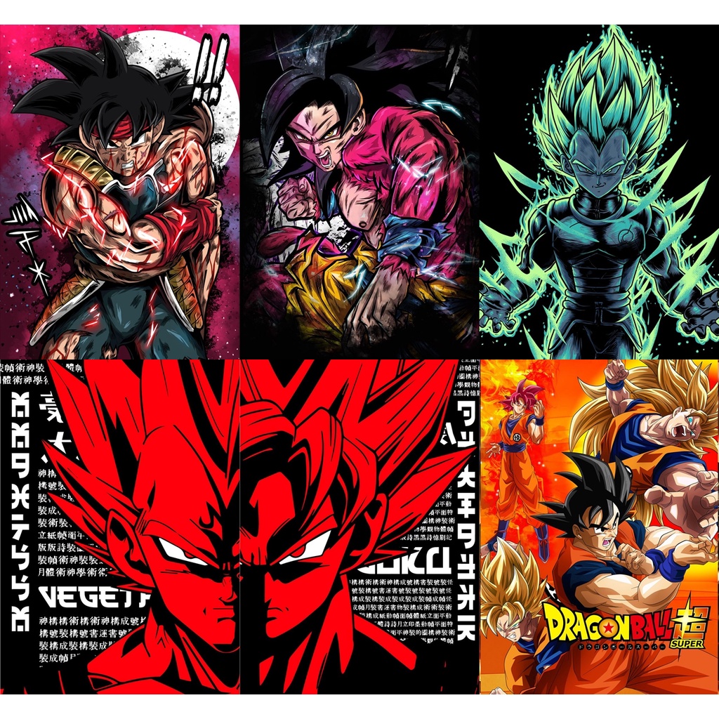 Placa Decorativa Dragon Ball Z Goku Super Sayajin 20x30cm Desenho