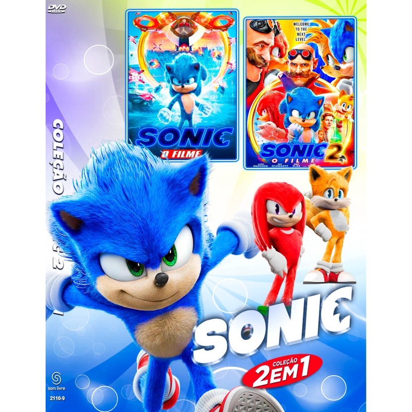 DVD Filme - Sonic 2 - O Filme (2022) Dual Áudio