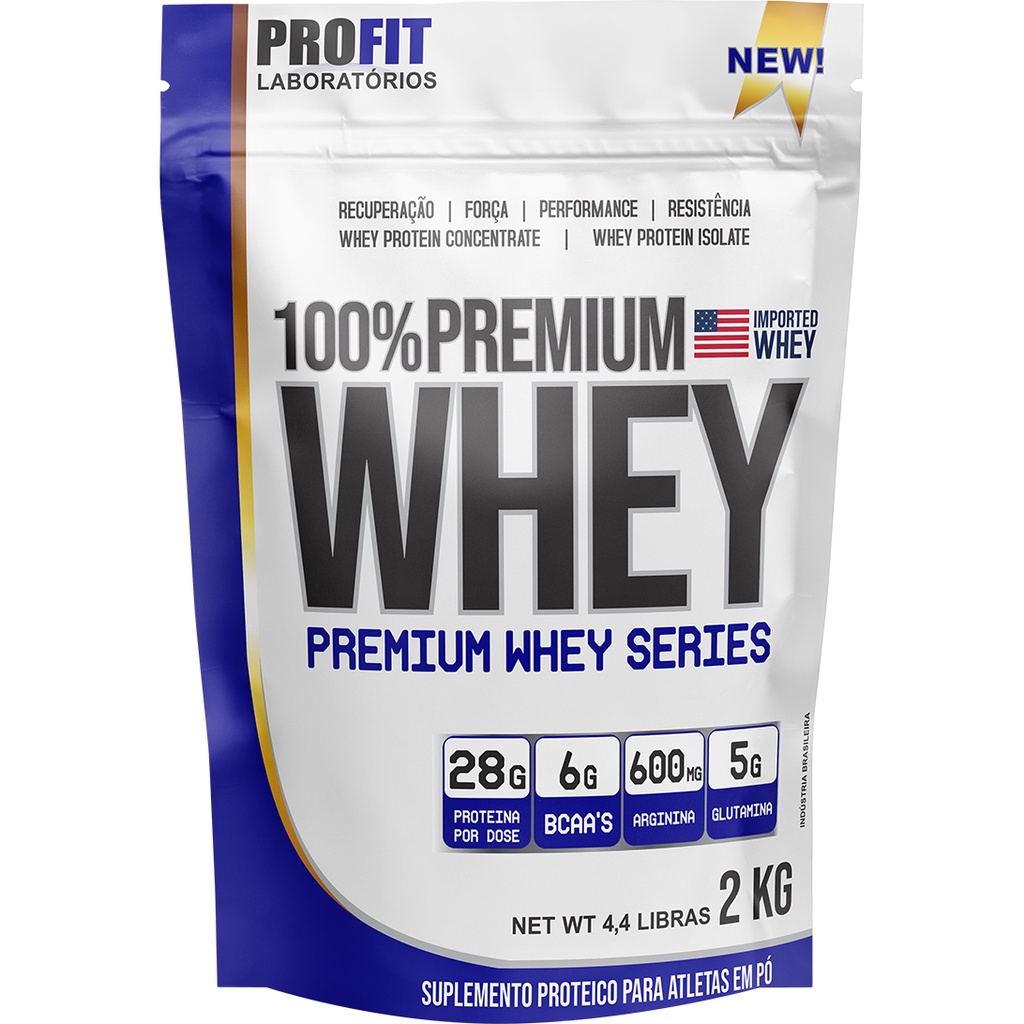 100% Whey Protein Premium – Refil 2kg – Profit
