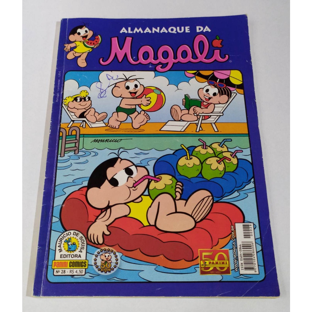 Hq Almanaque Da Magali 28 Panini Gibi Quadrinhos Formatinho Shopee Brasil 9713