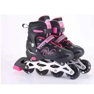 Patins Infantil Inline Roller Ajusável C/ Leds Menino/menina Semiprofissional