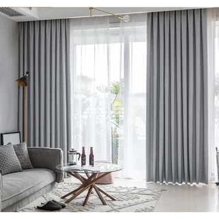 Cortina Trilho Suíço 3,00x2,50 Blackout Tecido Corta Luz