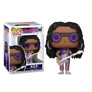FUNKO POP ROCKS H.E.R - H.E.R 295 NOVO ORIGINAL em Oferta na Shopee