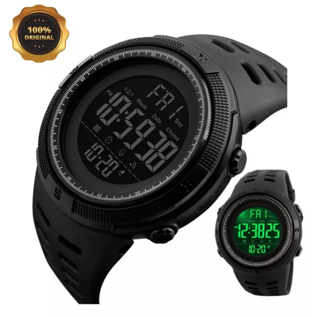 Relógio Esportivo Digital Masculino Preto Skmei 1251 Novo | Shopee Brasil