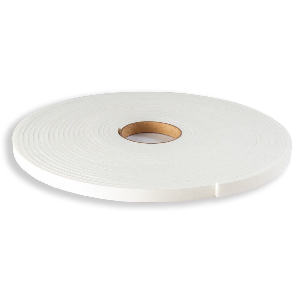 Fita Eva Branco Vedação Janela Porta Fresta 10mm x 4mm x 10mt