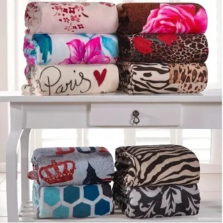 Kit 10 Mantas Soft Cobertor Casal Estampas Sortidas Mega Oferta