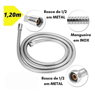 Engate P/ Ducha Higiênica 1,20 INOX
