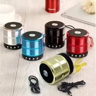 Mini Caixinha Som Bluetooth Sem Fio Caixa Portátil Speaker 887 Mp3 FM SD USB