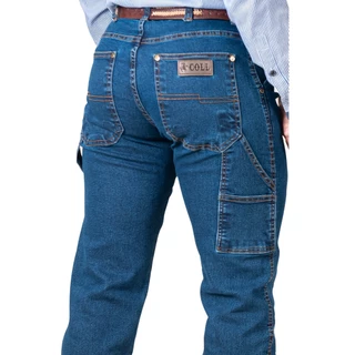 Calça Jeans Masculina Estilo Country Modelo Carpinteiro Coll Jeans