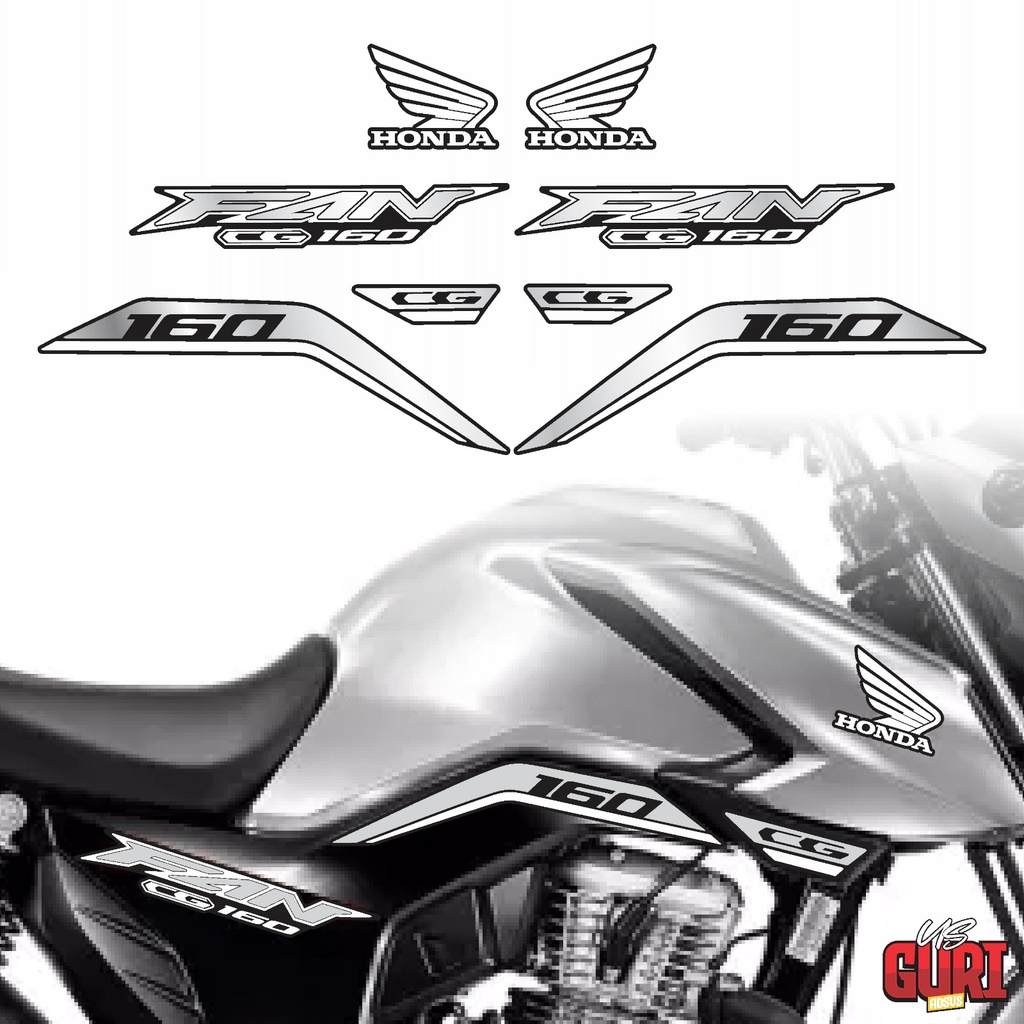 Kit Adesivos Personalizado Fan 160 2022 2023 *DIVERSAS CORES*
