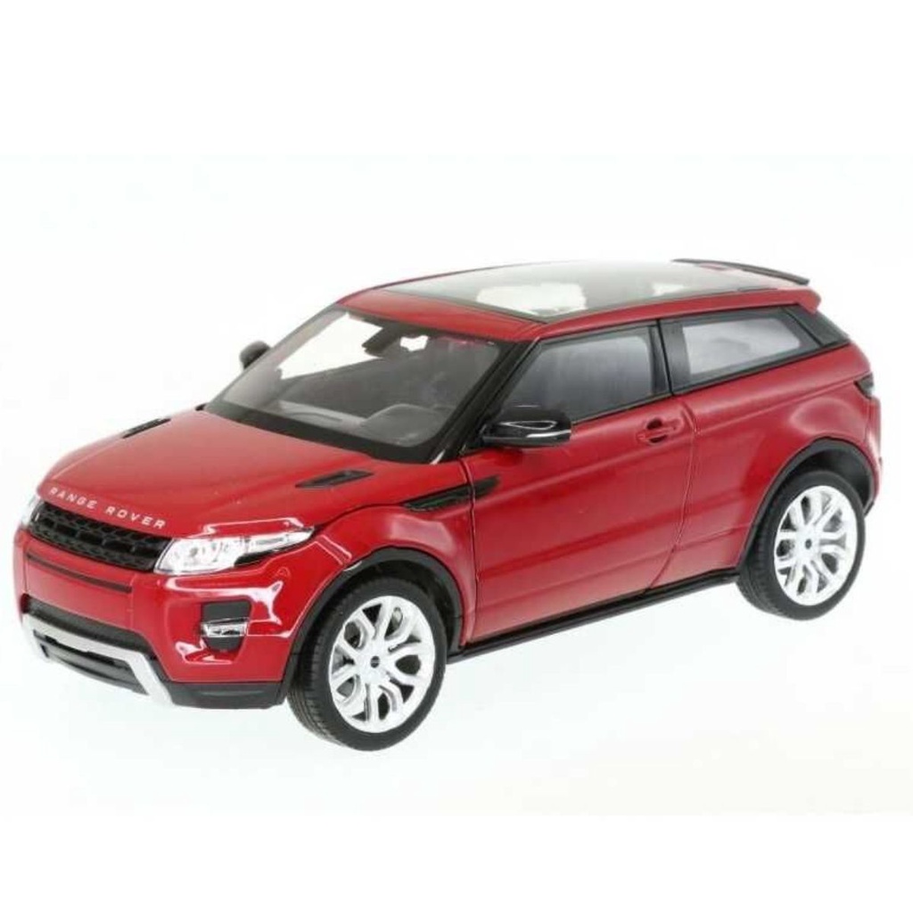 Miniatura Carrinho de Coleção Land Rover Range Rover Evoque de Ferro a Fricção Colecionável