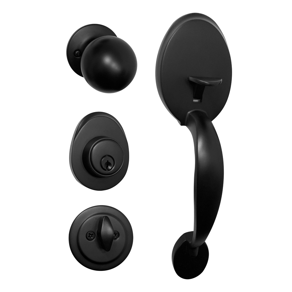 Fechadura Retrô Blim Blim Preta Externa | Shopee Brasil